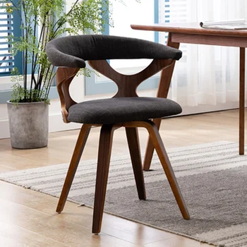 modern Nordic modern din lemn masiv, scaun de luat masa de uz casnic scaun de luat masa elev scris de studiu scaun calculator studiu de mobilier de acasă