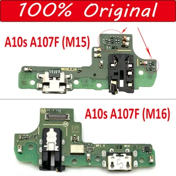 100% Originale Pentru Samsung Galaxy A10s A107F M15 M16 A20S de Alimentare USB de Încărcare Conector Microfon Bord Plug Port Dock Cablu Flex