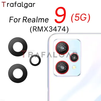 Spate aparat de Fotografiat Lentilă de Sticlă Pentru Realme 9 5G de Înlocuire Cu Adeziv Autocolant RMX3474