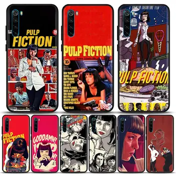 Pulp Fiction Postere de Film Coajă de Telefon Mobil pentru Redmi Note 10 11 11 11E 7 8 8T 9 9 9M Pro Plus 4G 5G Moale Caz Capacul Shell