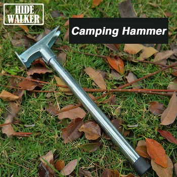 Multifunctional Hammer pentru Camping în aer liber Oțel Ușoare de Ciocan Echipament de Camping, echipament pentru Camping Cort Accesoriu cand campam