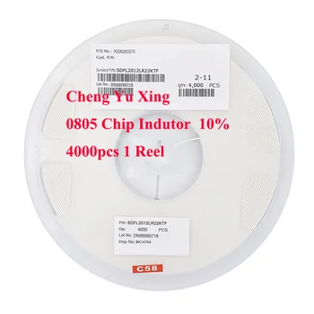 0805 Chip Indutor 220NH 10% CDR:500mR 250mA 4000pcs 1 Rolă