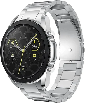 Fără Goluri de Titan Pentru Samsung Galaxy Watch 4 Watch4 Clasic 46mm 44mm 40mm Trupe de Metal Curea Smartwatch 20mm