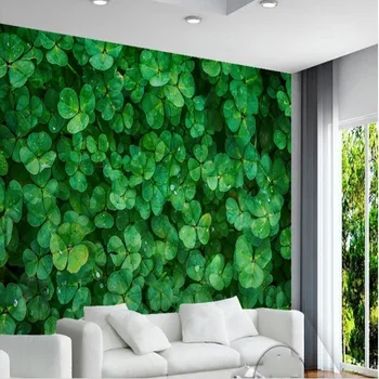 beibehang tapet Personalizat Verde de Trifoi Trifoi simplu la modă living, dormitor, TV fundal pictura pe perete