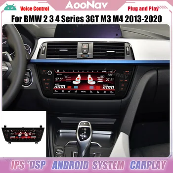 AC Panoul AI Voce Pentru BMW 2 3 4 Seria 3GT M3 M4 2013-2020 Aer Condiționat Climatronic Bord LCD cu Ecran Tactil de Control tabloul de Bord