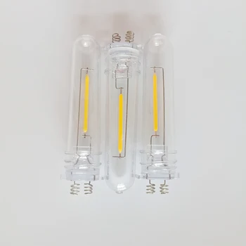3v 10buc Led Edison Bec Sursa de Lumina Solară Plastic Bec Sursa de Lumină Lampă cu Incandescență Temperatura de Culoare 2700k Accesorii