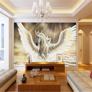 beibehang tapet 3D/foto personalizate de hârtie de perete/fly Ulei de cal pictură/pictură murală/TV/canapea/Dormitor/KTV/Hotel/living/camera de Copii