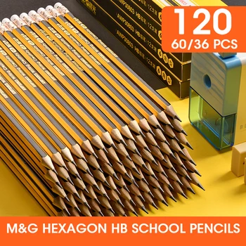 Creion Hexagon Pre-ascutite HB Școală Creioane cu Radiera Duce Lemn Creion din Lemn Creion Grafit Papetarie Scoala