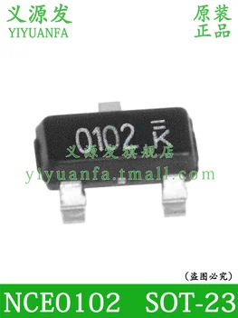 0102 NCE0102 10BUC SOT-23 100V 2A N-Canal Accesoriu Modul MOSFET de Putere IC CIP