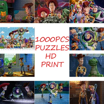 1000PCS Puzzle Toy Story Disney Clasic Fotografii de Film de Desene animate Joc de Puzzle de Hârtie Puzzle Imagine Pentru Prieteni Cadouri Cameră Ornament