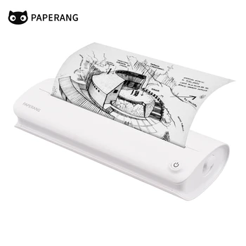Paperang F1S A4 Imprimantă Termică 300DPI Conexiune Wireless 4/8 inch Inkless de Imprimare Compatibil cu Android, iOS, Ferestre Mac