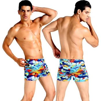 Barbati pantaloni Scurti Costume de baie Sexy Elastic de Vara Costume de baie Boxeri Sexi Boxeri Înot Trunchiuri de Surf Pantaloni Casual MS003