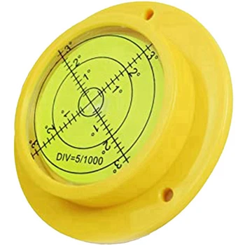 Balon rotund Nivel, 90X17mm Mare Precizie Circulară nivela Cu 3 Găuri de Montare, Măsurare Instrument