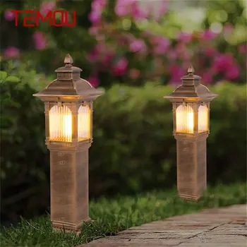 TEMOU Gazon Lampă în aer liber LED-uri Impermeabil Moderne Grădină Terasă Lumina Pentru Acasă Pridvor Garden Villa Post Lumina