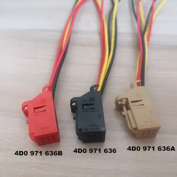 TE 6 Pin/Mod de Presiune în Pneuri Alarma Conector Cablu Spiralat Pentru VW Golf CC Jatta Skoda Fabia, Audi A3 A4 4D0 971 636