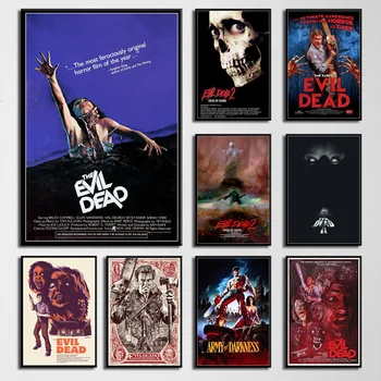 Evil Dead Film De Groază Clasic De Arta De Imprimare Panza Poster Pentru Camera De Zi Decor De Perete Acasă Imagine