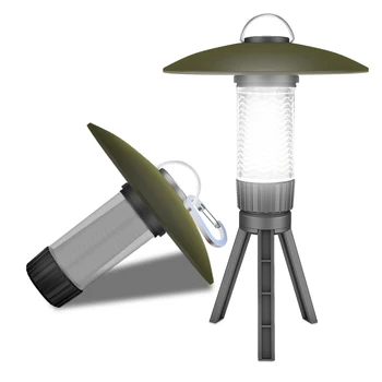 Cortul Lampa USB Reîncărcabilă Construit În Baterie 18650 Felinar Camping Lanternă, rezistent la apă în aer liber Noaptea Citind Magnet Lumina de Lucru