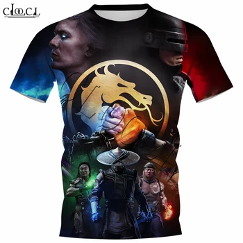 CLOOCL Mortal Kombat T-Shirt Imprimat 3D Stil Harajuku Bărbați Femei Topuri Casual Picătură de Transport maritim