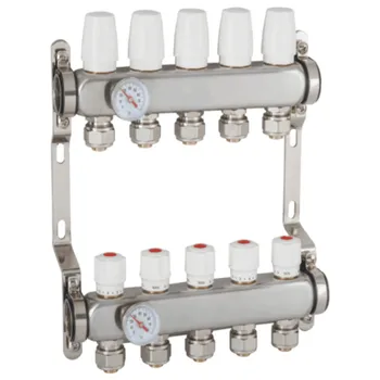apa galeriei de inox DN25 apă de încălzire-colector pentru Încălzirea prin Pardoseală Sistem de incalzire in pardoseala galeriei pentru 1/2 pex
