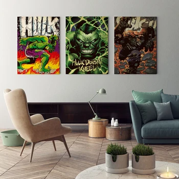 Film Marvel Hulk Arta de Perete Postere, Printuri Decorațiuni interioare Imagini Living Decor Camera pentru Copii Decor de Perete postere canvas tablou