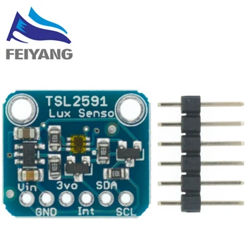 TSL2591 IIC I2C Senzor de Lumină Breakout Modul High Dynamic Range de Bord Digitale TSL25911FN 3.3 V, 5V Diy Electronice