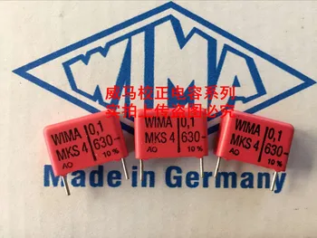 2020 vânzare fierbinte 10buc/20buc Germania WIMA MKS4 630V 0.1 UF 630V 104 100n P: 15mm Audio condensator transport gratuit