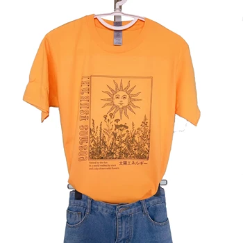 Cosmos Plante Tropicale T-Shirt Femei Casual De Vara Supradimensionate, Vacanta, Plaja Tricou Drăguț Estetice Vacanță Topuri