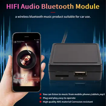 Auto HIFI Audio Bluetooth 5.0 Modul AUX Microfon Cablu Adaptor Radio Stereo pentru Citroen C2 Peugeot 307 408 807 1007