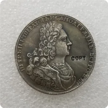 Rusia, contemporan medalia, Petru al II-lea, 1727 poltina Copia Monede monede comemorative-replica monede medalie de monede de colecție