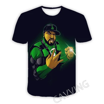 Noua Moda Femei/Bărbați de Imprimare 3D Rapper Ice Cube Casual T-shirt-uri Hip-Hop Tricouri Harajuku Stiluri Topuri Haine H02
