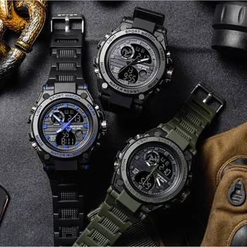 SANDA 2022 Brand de Top pentru Bărbați Ceasuri rezistent la apa 5ATM Sport Militare Ceas de mână Cuarț Ceas pentru Bărbați Ceas Relogio Masculino 6024