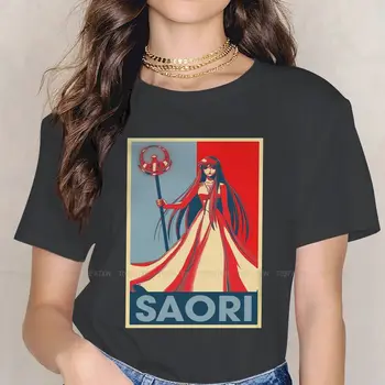 Saori Femei Tricou Saint Seiya Cavalerii Zodiacului Cosmo Athena Fete Anime Bază Topuri Femei T Shirt 5XL Amuzant Hipster Cadou