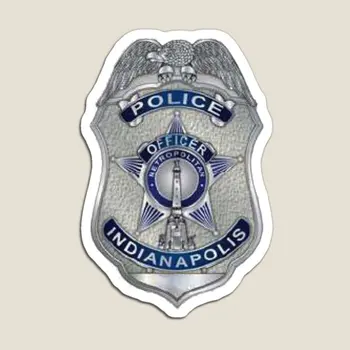 Indianapolis Indiana Ofițer de Poliție Badg Magnet Copii Magnetice pentru Copii Organizator Frigider Drăguț Decor Jucărie Amuzant Frigider