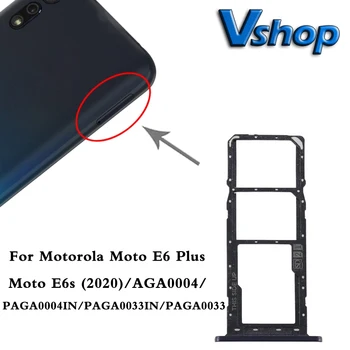 SIM Card Tray+Cardul SIM+Card Micro SD Tava pentru Motorola Moto E6 Plus/Moto păstrăm e6 (2020) de Telefon Mobil SIM Card Socket Înlocui o Parte