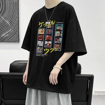 Aprilie MOMO T Camasa Barbati Amuzant Manga desen Animat Grafic Bumbac Tricou Anime Neon Genesis Evangelion T-Shirt Streetwear Tricouri Tricouri