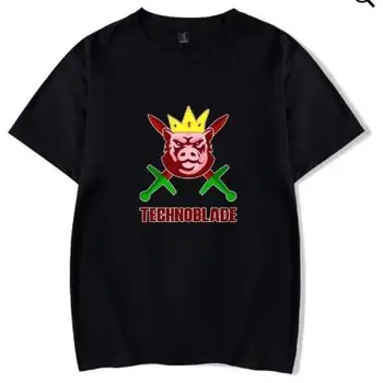 Rip Technoblade-e Dor de Tine Technoblade tricou 2D Vara Harajuku Mens T-shirt Mâneci Scurte Mens Tricou 006