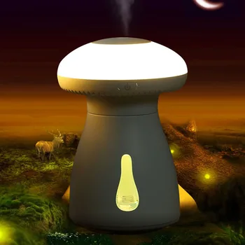 ciuperci Umidificator de Aer 220ML Romantic Moale LED 7 Culori de Lumină USB Ulei Esențial Difuzor Auto Purificator de Aroma de Anioni Filtru de Ceață