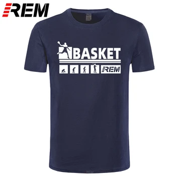 REM Moda Evoluția Coș Camasi de Vara Barbati Maneca Scurta din Bumbac Cool Funny T-Shirt pentru Bărbați Îmbrăcăminte Topuri Tricouri Marimea XS-5XL