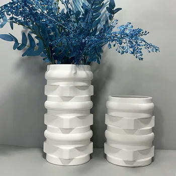 Vaza Ceramica Geometrice Neregulate În Formă De Vaza Portelan Artizanat, Ornamente, Aranjamente Florale Accesorii Decor Acasă Vaze, Ghivece