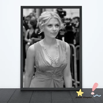 Super Sexy Scarlett Johansson Film Poster Star Poster Canvas Arta De Imprimare Decorațiuni Interioare Pictura Pe Perete ( Fara Rama )