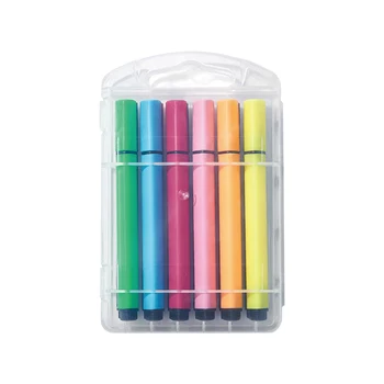 JIELISI 12 Culori de Apă de culoare Marker Rotunjite Punct Stilou Kit Lavabile Colorate Capacitate Mare de Cerneală, Vopsea, Markere