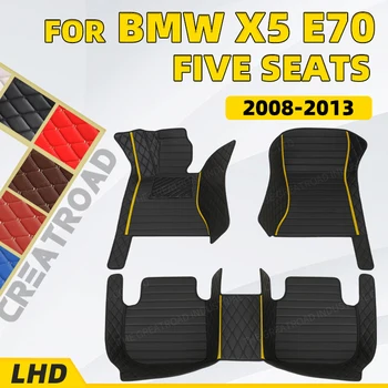 Personalizat Auto covorase pentru BMW X5（CINCI LOCURI）E70 2008 2009 2010 2011 2012 2013 talpa auto Tampoane de automobile covor de acoperire