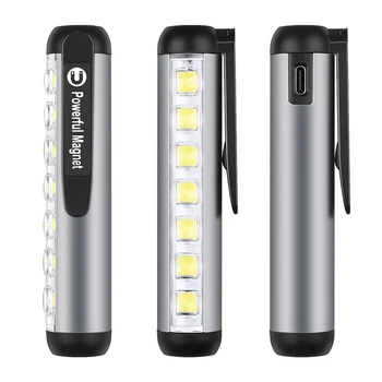 Portabil Mini Lanterna LED-uri USB Reîncărcabilă Lampă de Camping Lumina de Urgență Reglabil rezistent la apa Lanterna Lanterna