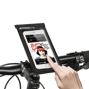Bicicleta Geanta Ecran Tactil de Biciclete Față Saci de Ghidon de mtb 6 inch Telefon Mobil Suport Bicicleta Suport rezistent la apa Suport de Telefon