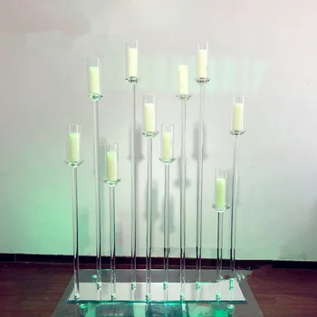 10buc)Acrilic Nunta Display Piedestal de cristal Decor de Nunta Coloane Pasarelă AB0448