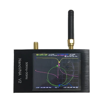 S-O-O-2 NanoVNA V2 Antena Analizor de 2.8 În Atingerea Ecranului 3G Analizor Vectorial de Retea unde Scurte HF VHF UHF Carcasa din Aliaj de Aluminiu