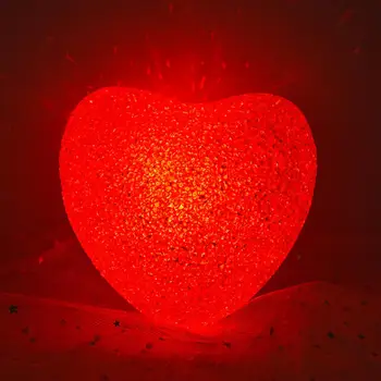 Baterii din Plastic Decorativ Ziua Îndrăgostiților Dragoste Inima LED Lampă de Noptieră Decor Dragoste Inima Lampa Home Supplies