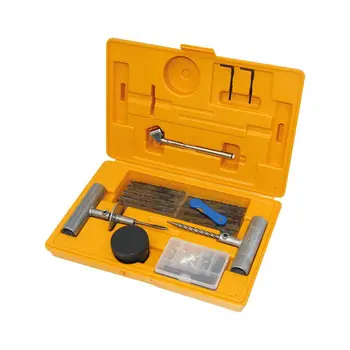 46-bucată de urgență kit de reparare anvelope set de vid kit de reparare anvelope universal portabil kit de reparare anvelope