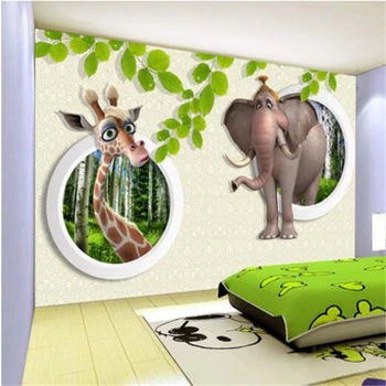 wellyu papel de parede Personalizate 3D tapet mural camera copiilor tapet frescă a lumii animale papel de parede infantil