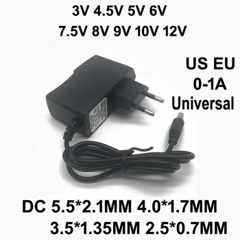 AC 110-240V DC 3V 4.5 V, 5V 6V 7.5 V 8V 9V 10V 12V pentru 1A LED strip Universal adaptor Convertor comutator de alimentare